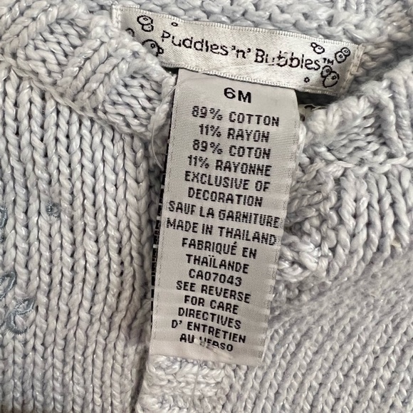 NWT Puddles n’ Bubbles Twinkle Twinkle little star cardigan & matching hat,6 m - Picture 11 of 13